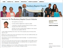 Tablet Screenshot of bunburybaptist.org